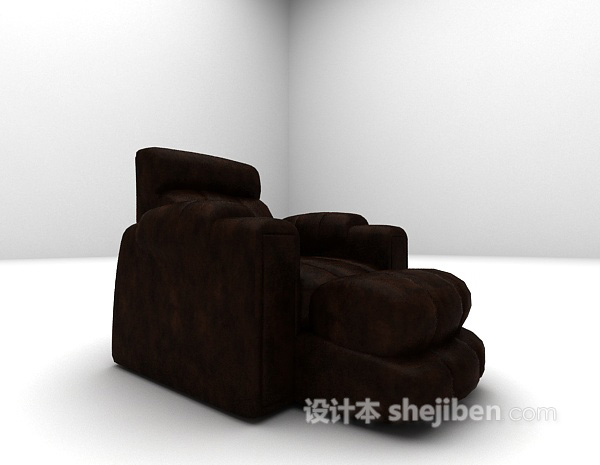 现代风格电影院沙发3d模型下载