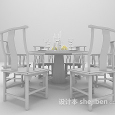 餐桌推荐3d模型下载