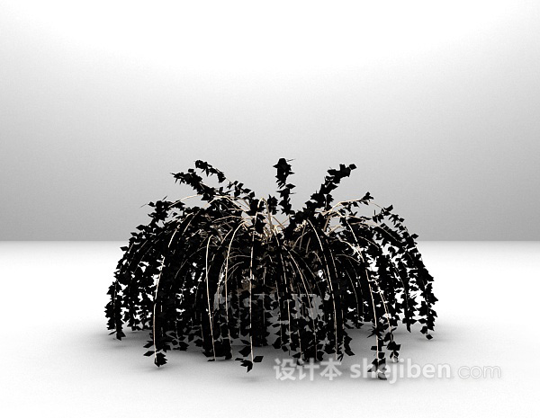 小型室内盆栽3d模型