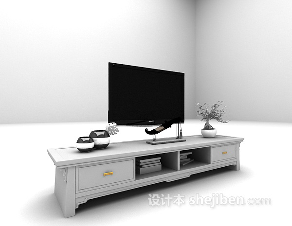 现代风格现代风格电视柜max3d模型下载