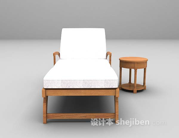设计本灰色休闲椅推荐3d模型下载