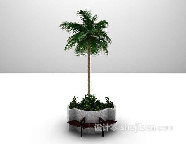 绿树3d模型下载