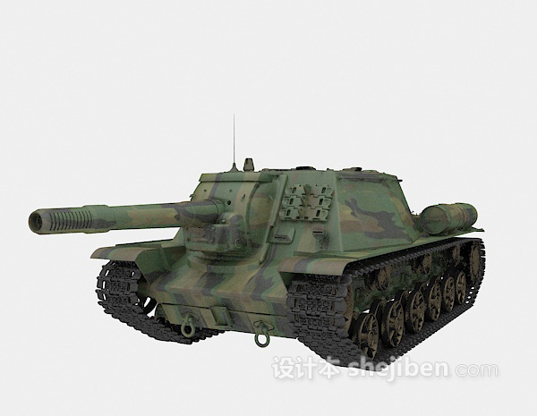设计本武器装备坦克3d模型下载