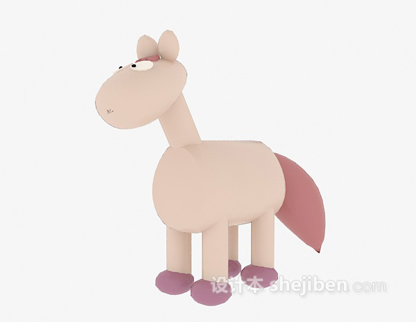 免费小驴儿童玩具3d模型下载