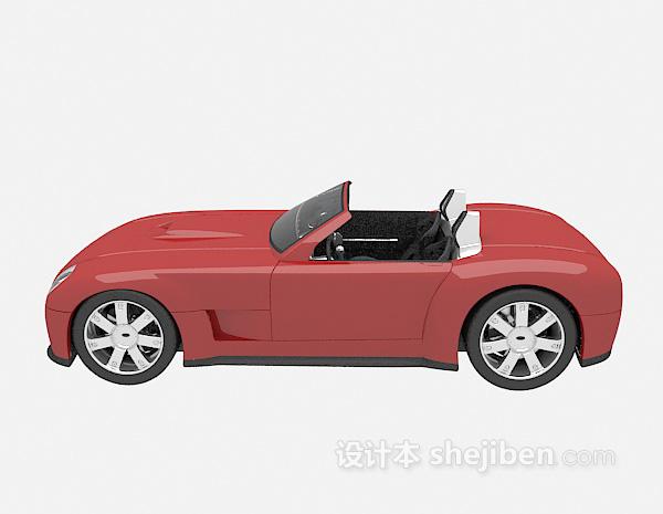 设计本敞篷车的3d模型下载