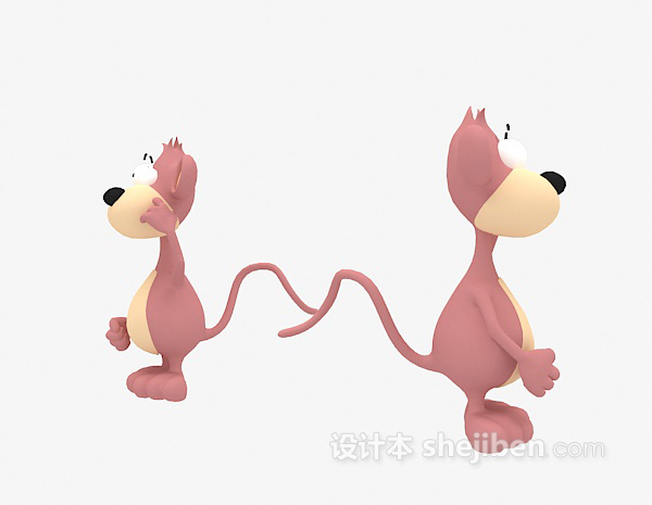 免费儿童玩具老鼠3d模型下载