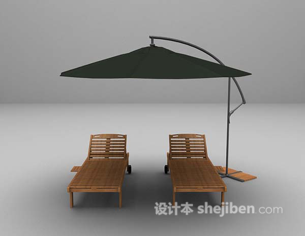 设计本沙滩休闲椅3d模型下载