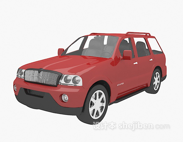 设计本红色车欣赏3d模型下载