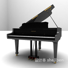 古典钢琴3d模型下载