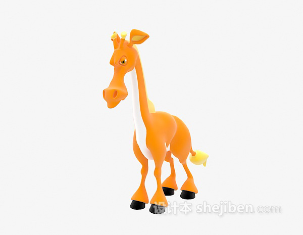免费儿童玩具小马驹3d模型下载
