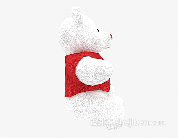 儿童动物玩具可爱熊3d模型下载