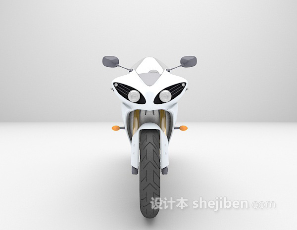 设计本摩托车3d模型下载
