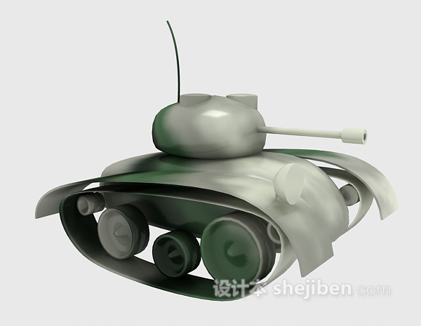 免费坦克玩具3d模型下载