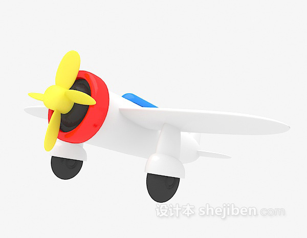 免费儿童玩具飞机3d模型下载