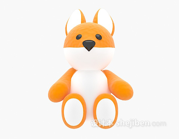 儿童动物玩具小松鼠3d模型下载