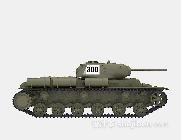 免费轻型坦克3d模型下载