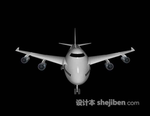 客机3d模型下载