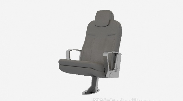 免费汽车座椅带扶手3d模型下载