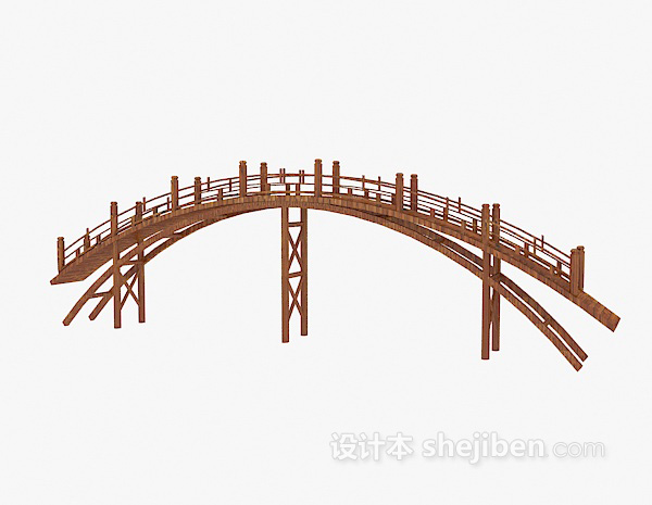 免费拱形桥3d模型下载