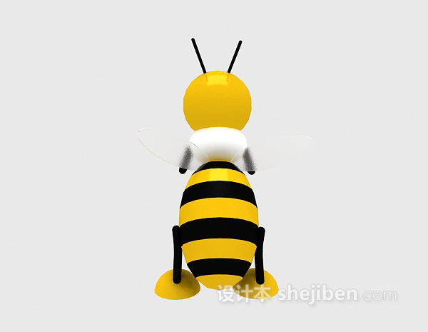 现代风格小蜜蜂3d模型下载