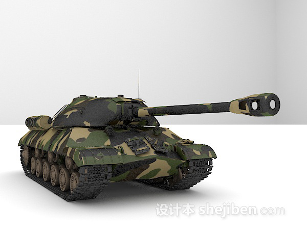 免费霸气的坦克3d模型下载