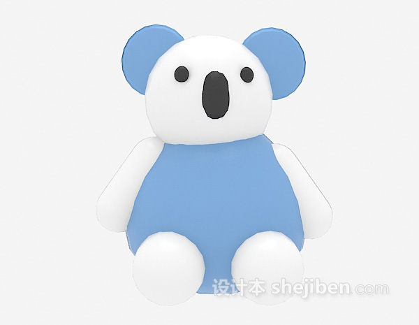 儿童玩具小熊模型 3d模型下载