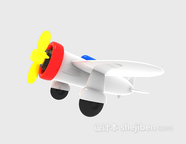 免费玩具飞机3d模型下载