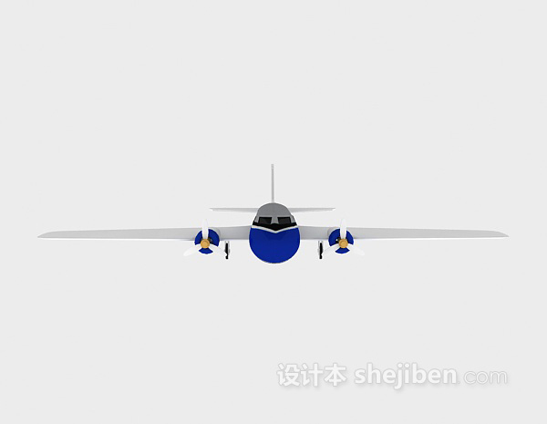 儿童玩具飞机3d模型下载