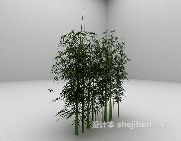 设计本竹子3d模型下载