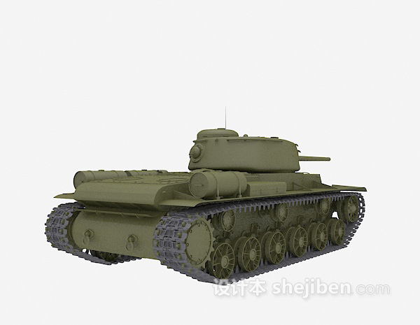 现代风格轻型坦克免费3d模型下载
