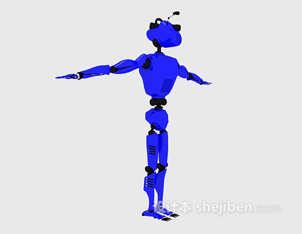 设计本儿童机器人摆件3d模型下载