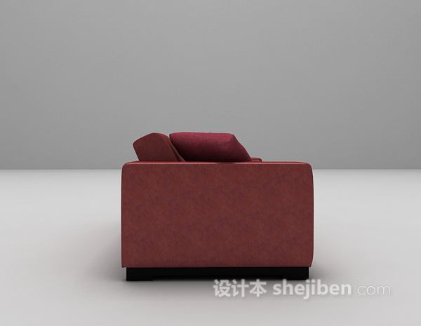 现代风格皮质沙发免费3d模型下载