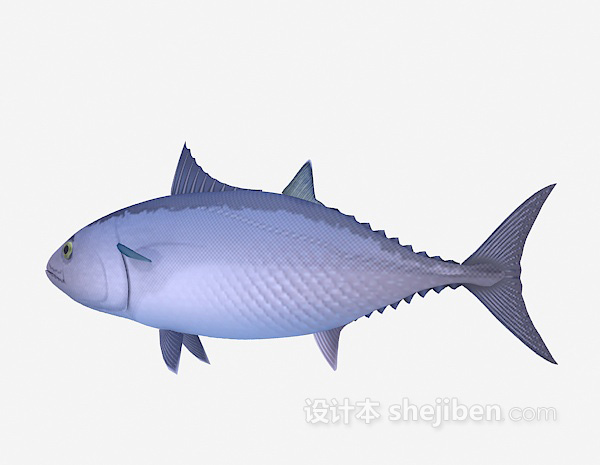 免费小胖鱼3d模型下载