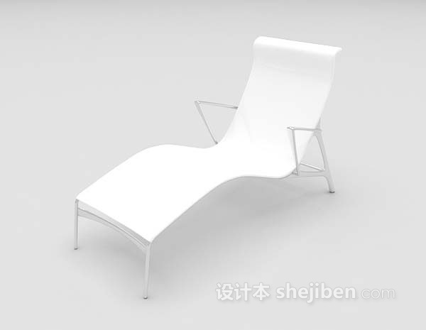 免费室外休闲椅3d模型下载