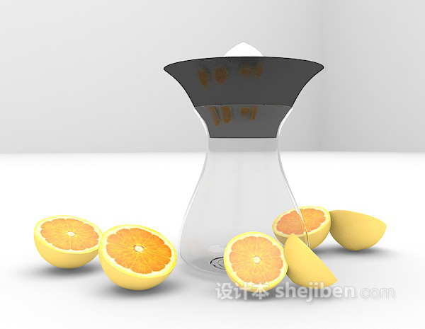 设计本柠檬3d模型下载