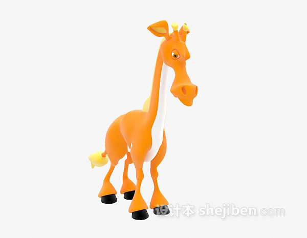 设计本儿童玩具小马驹3d模型下载