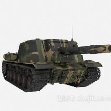 霸气军事装备坦克3d模型下载