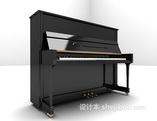 设计本钢琴欣赏3d模型下载