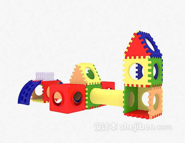 免费儿童游乐玩具3d模型下载
