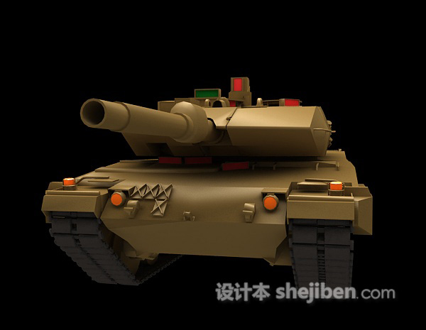 设计本坦克免费3d模型下载