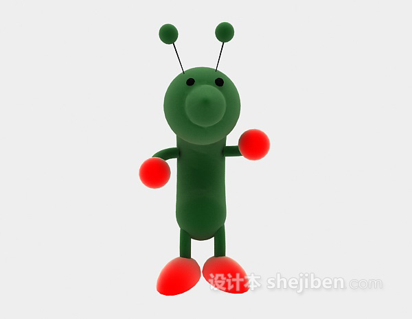 免费蚂蚁玩具3d模型下载