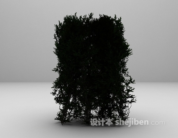 室外绿色植物3d模型