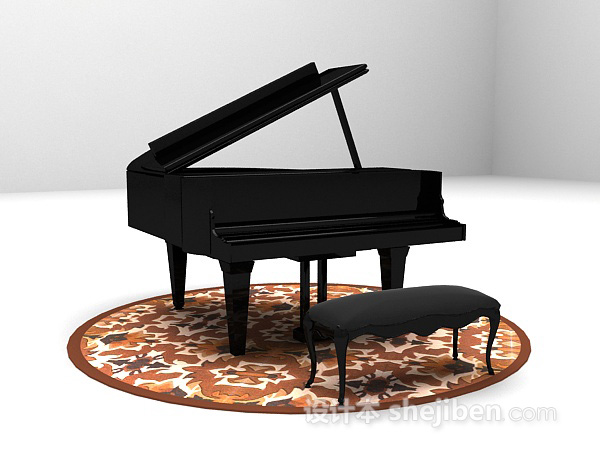 设计本钢琴3d模型下载
