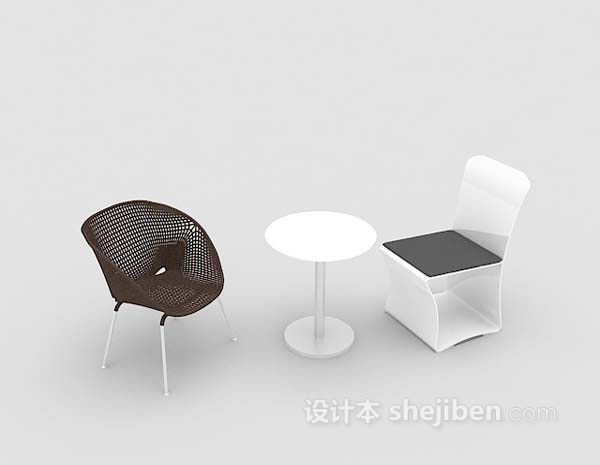 设计本家居椅组合推荐3d模型下载