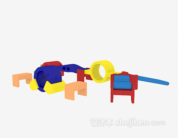 免费积木玩具3d模型下载