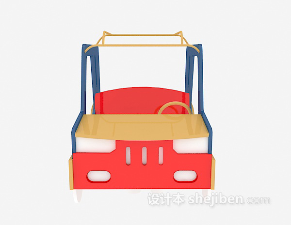 儿童玩具车3d模型下载