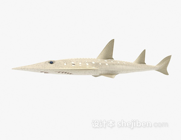 设计本鱼3d模型下载