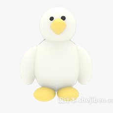 儿童玩具鸭子3d模型下载