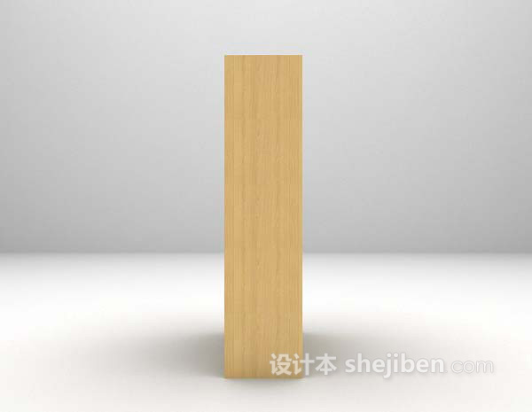 免费现代木质衣柜3d模型下载