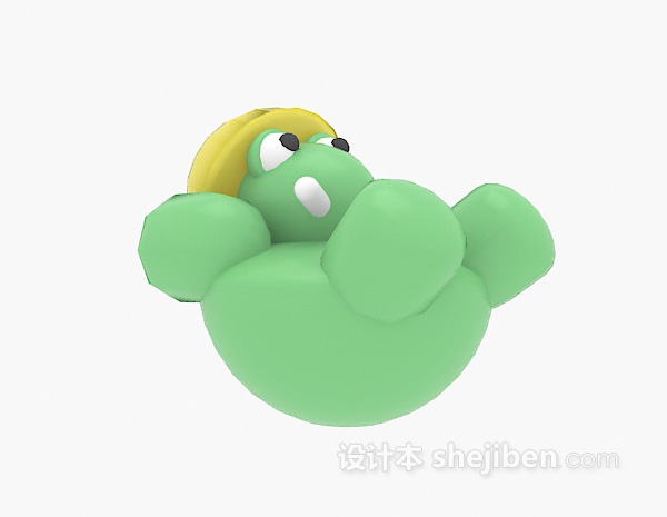 设计本儿童玩具乌龟3d模型下载